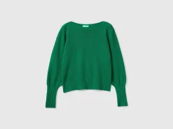 Boat neck sweater