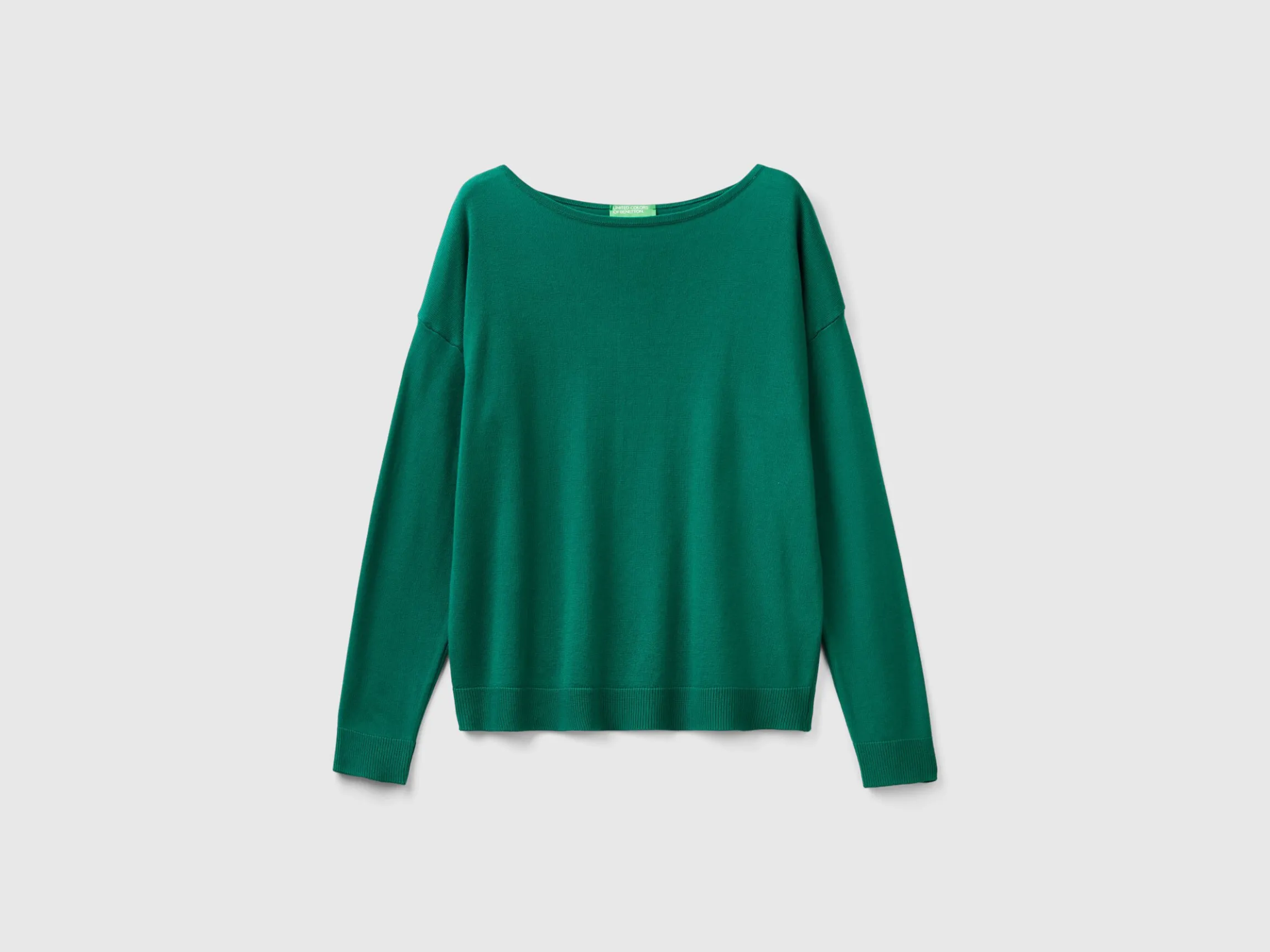 Boat neck sweater