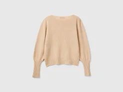 Boat neck sweater