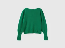 Boat neck sweater