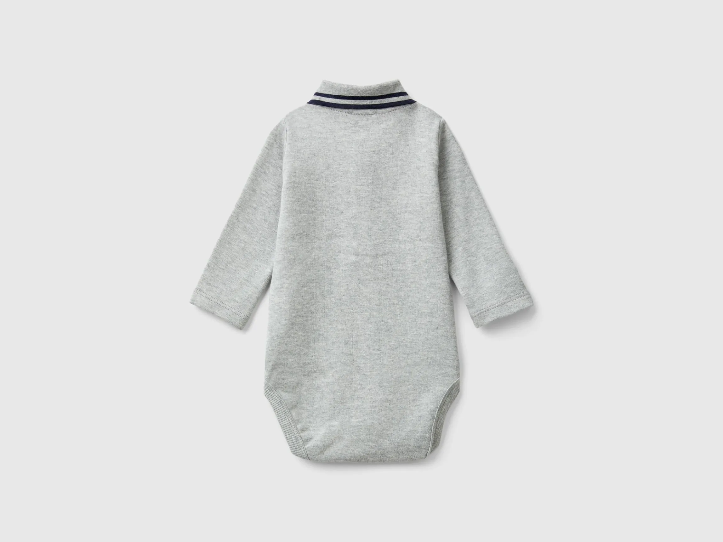 Bodysuit polo in organic cotton