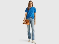 Bootcut jeans in recycled cotton blend