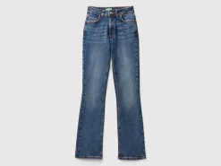 Bootcut jeans in recycled cotton blend