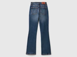 Bootcut jeans in recycled cotton blend