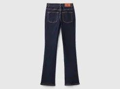 Bootcut jeans in recycled cotton blend