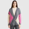 Boxy fit cardigan in mohair blend