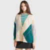 Boxy fit cardigan in mohair blend