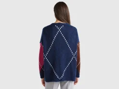 Boxy fit cardigan in mohair blend