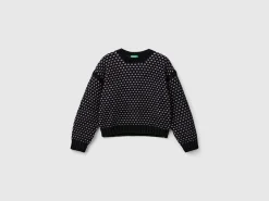 Boxy fit chenille sweater