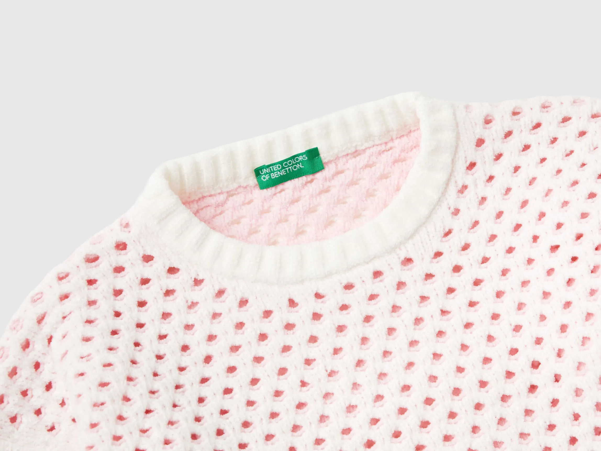 Boxy fit chenille sweater