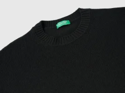 Boxy fit sweater in wool blend
