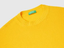 Boxy fit sweater in wool blend