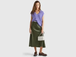 Boxy fit vest with cable knit and perforations