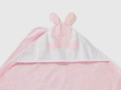 Boxy robe in cotton terry