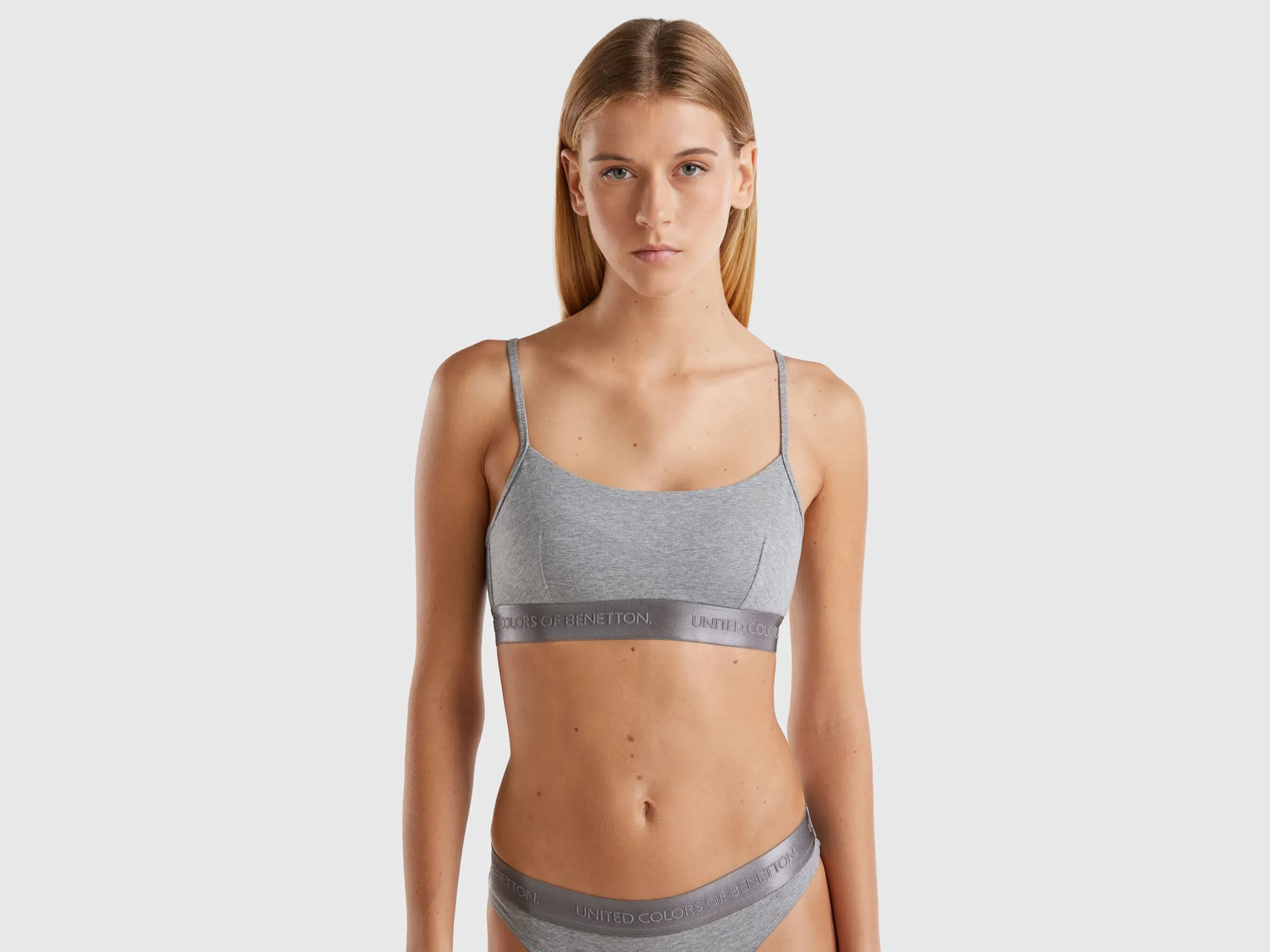 Bra in organic stretch cotton