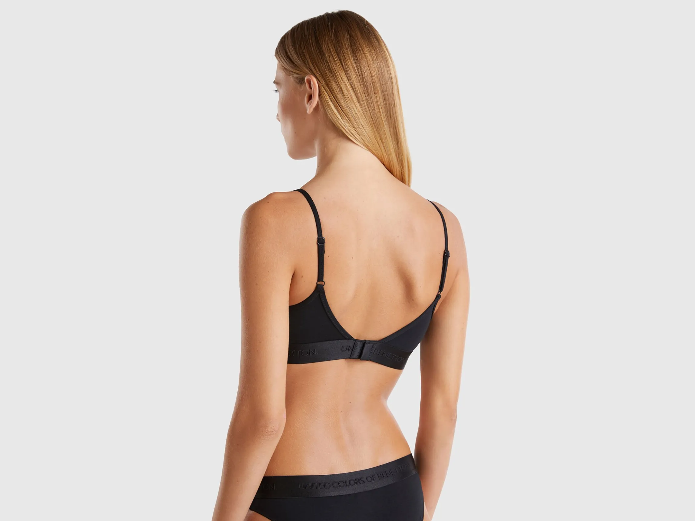 Bra in organic stretch cotton