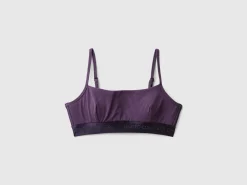 Bra in organic stretch cotton