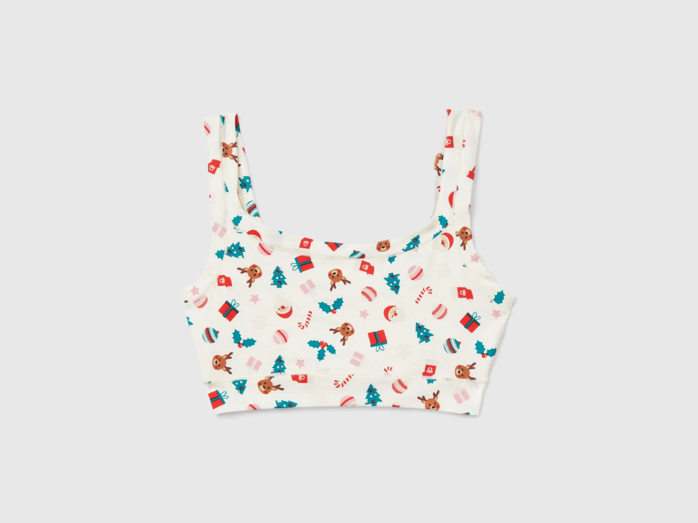 Bra with Christmas print