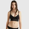 Bralette in super stretch organic cotton