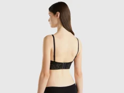 Bralette in super stretch organic cotton
