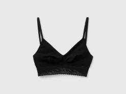 Bralette in super stretch organic cotton