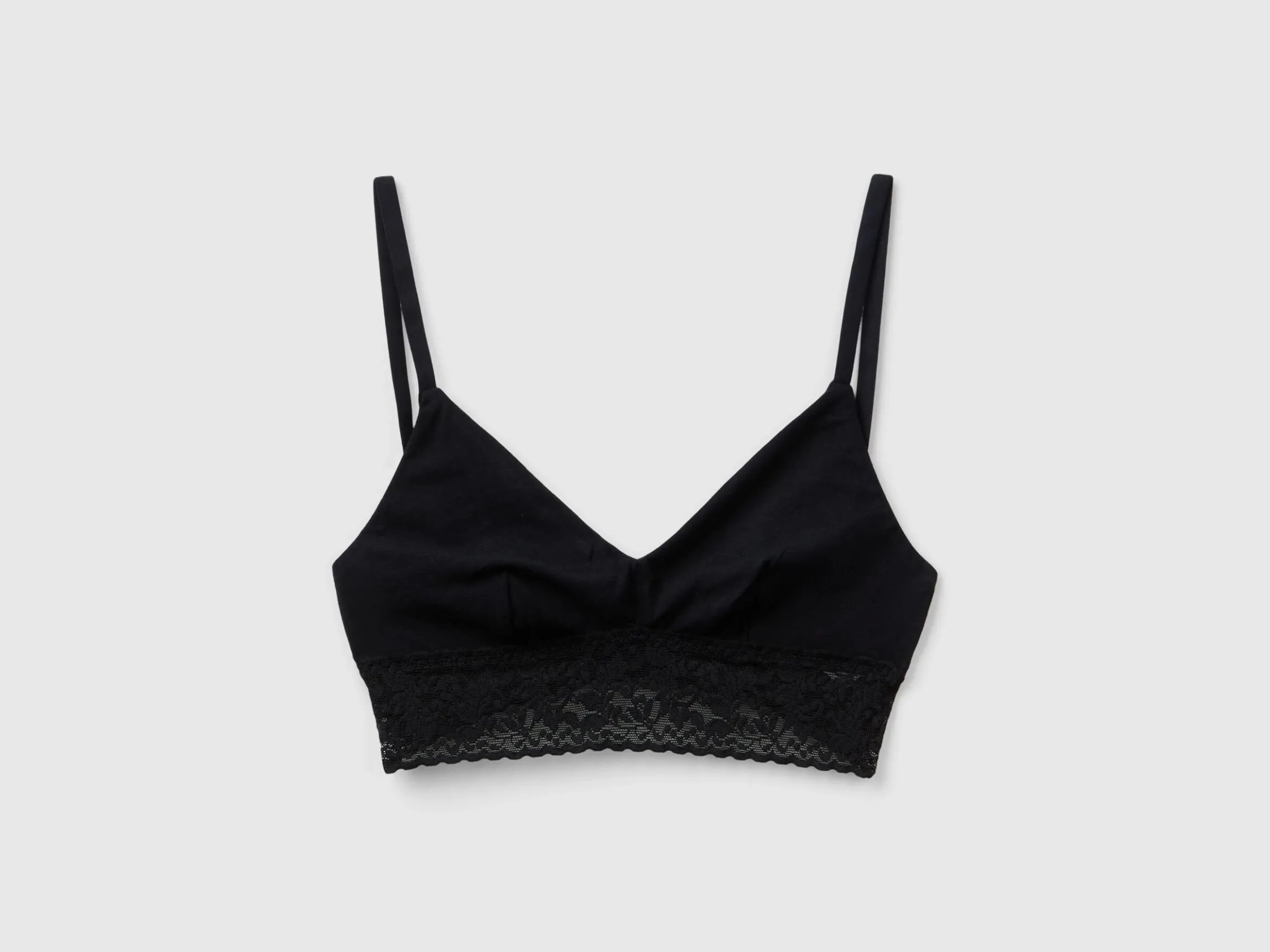 Bralette in super stretch organic cotton