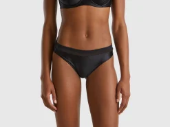 Brazilian underwear in glossy fabric