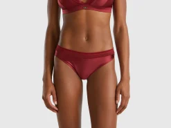 Brazilian underwear in glossy fabric