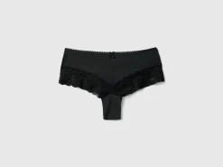 Brazilian underwear with lase inserts