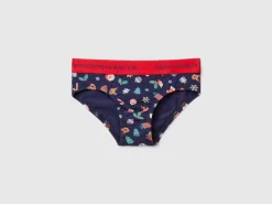 Briefs with Christmas print