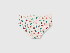 Briefs with Christmas print
