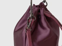 Bucket bag in recycled fabric