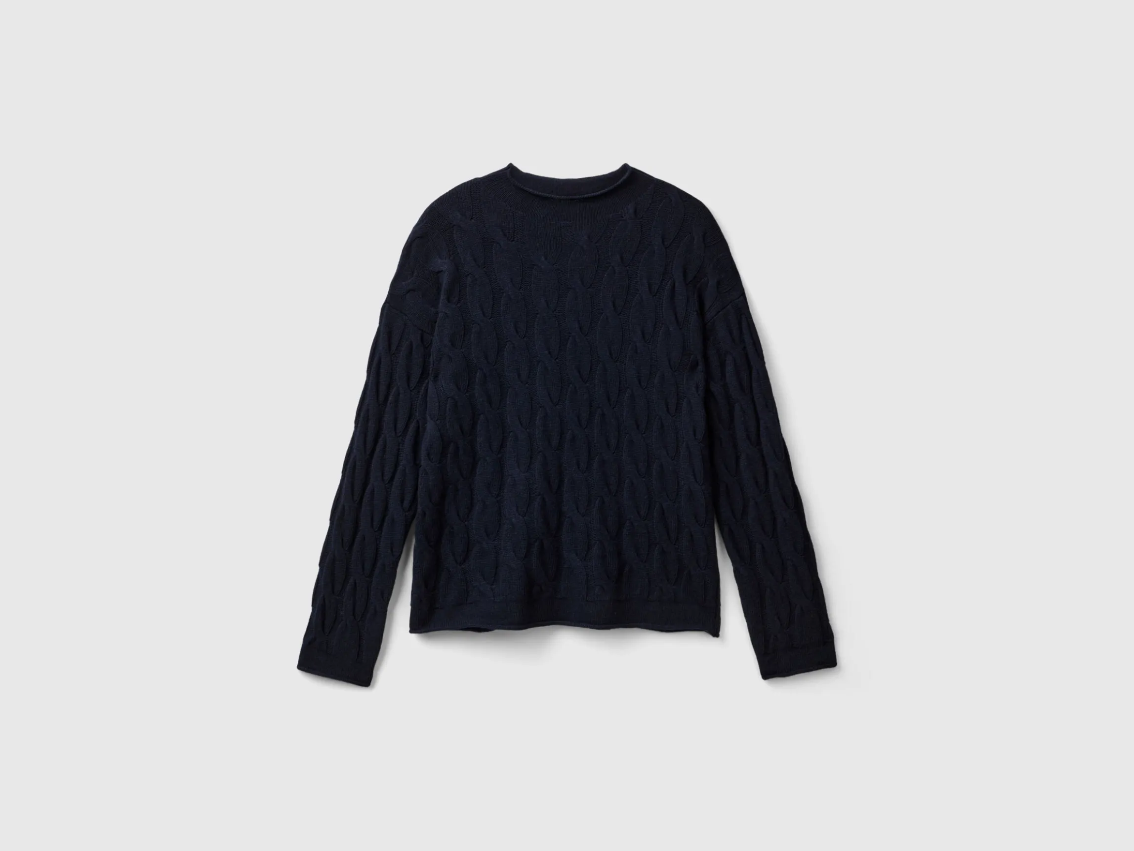 Cable knit sweater