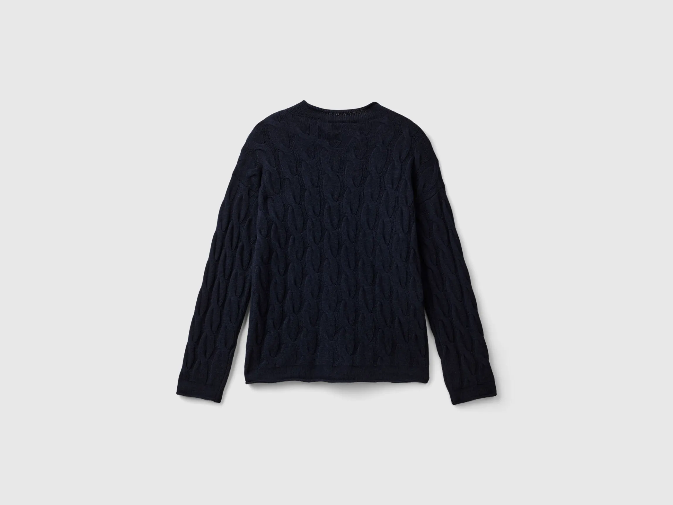 Cable knit sweater