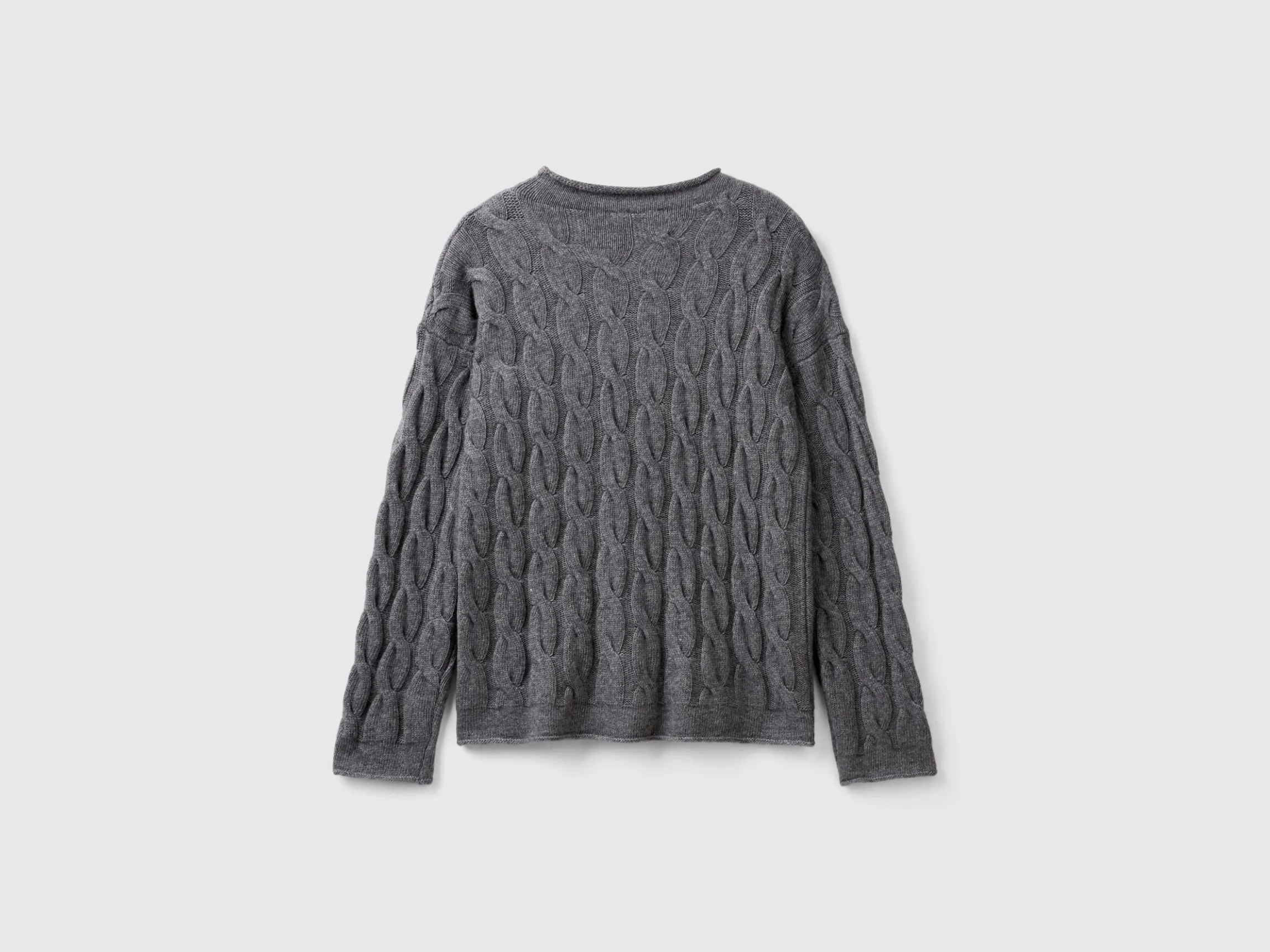 Cable knit sweater