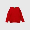 Cable knit sweater in wool blend