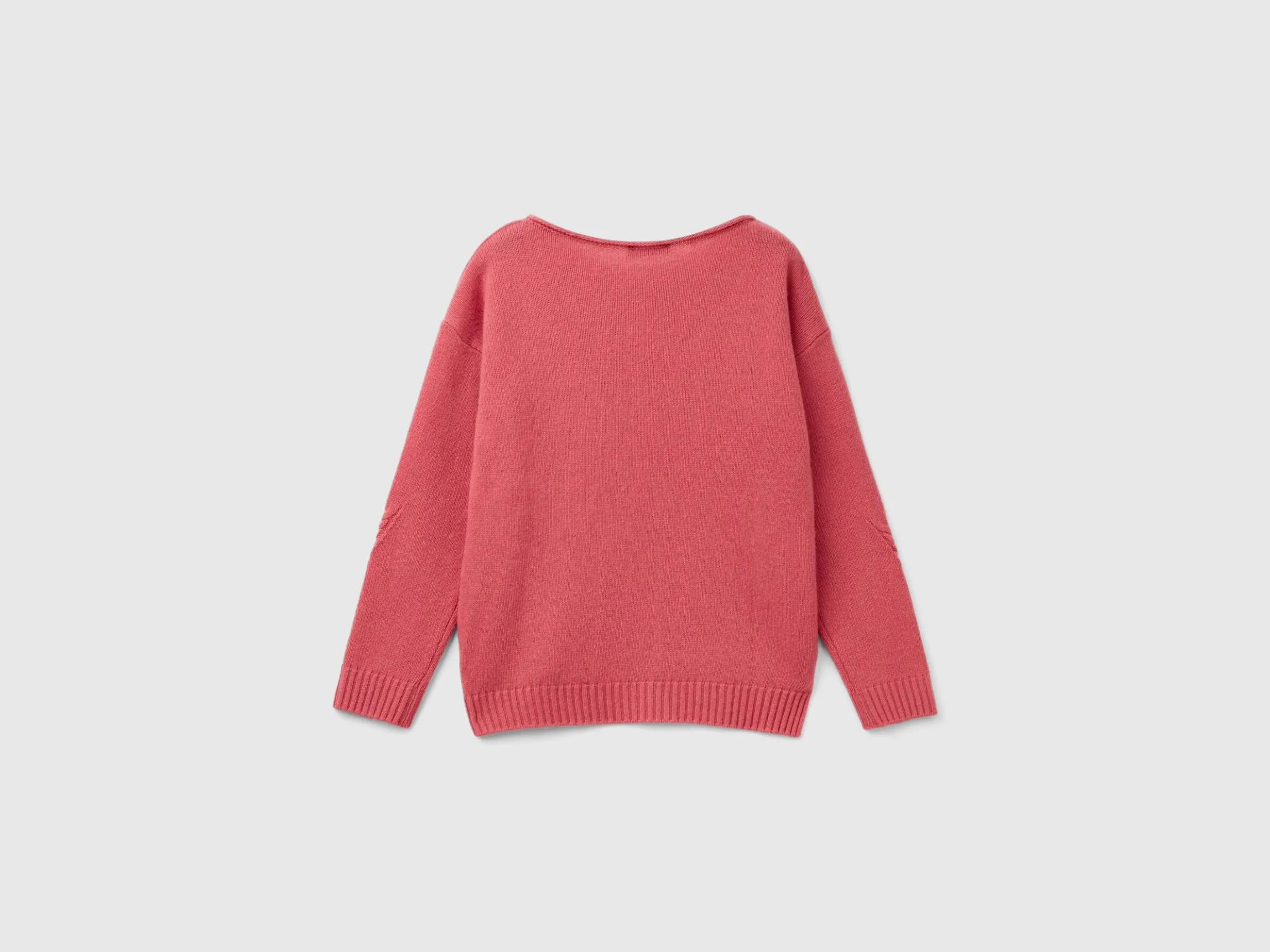 Cable knit sweater in wool blend