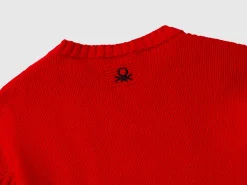 Cable knit sweater in wool blend