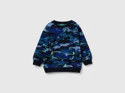 Camouflage print sweatshirt