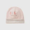 Cap in stretch cotton with print