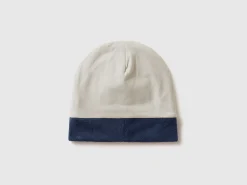 Cap in stretch cotton with print