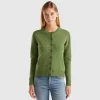 Cardigan in pure Shetland wool