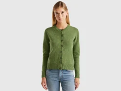 Cardigan in pure Shetland wool