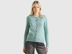 Cardigan in pure Shetland wool