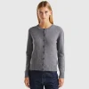 Cardigan in pure Shetland wool