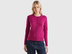 Cardigan in pure Shetland wool