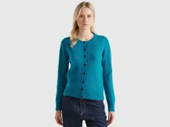 Cardigan in pure Shetland wool