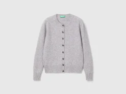 Cardigan in pure Shetland wool