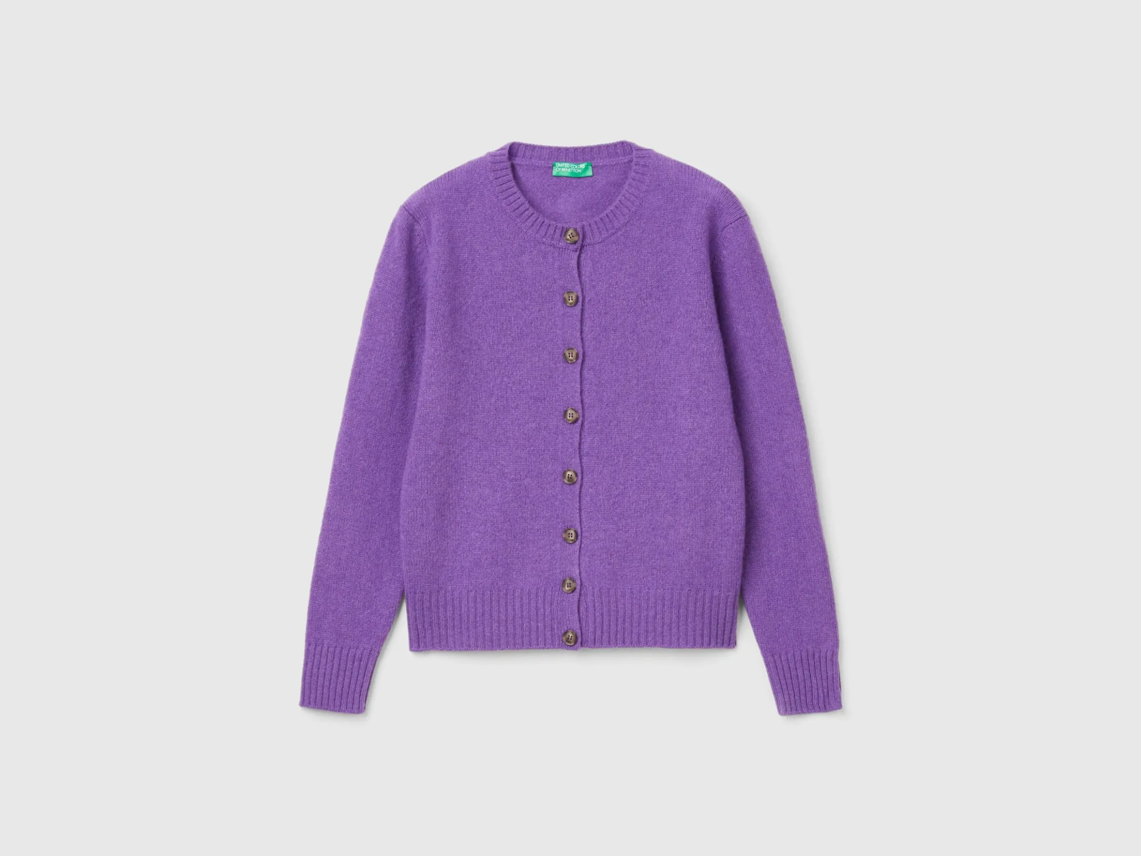 Cardigan in pure Shetland wool