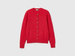 Cardigan in pure Shetland wool